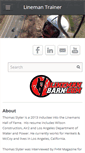 Mobile Screenshot of linemantrainer.com